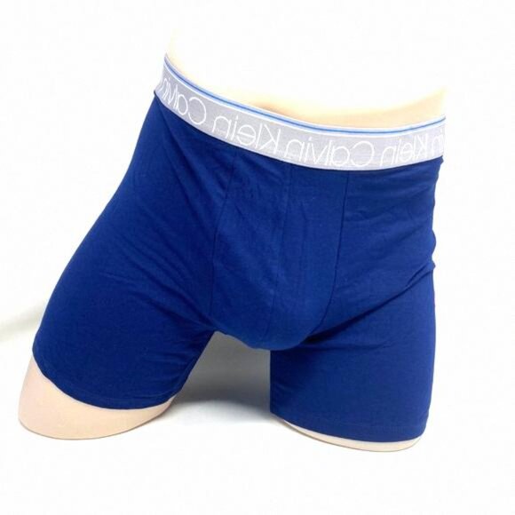💖MEGA SALE💖Calvin Klein Classic Boxer Briefs Blue Grey NB2730903 Men's Pack 3 - Picture 3 of 9